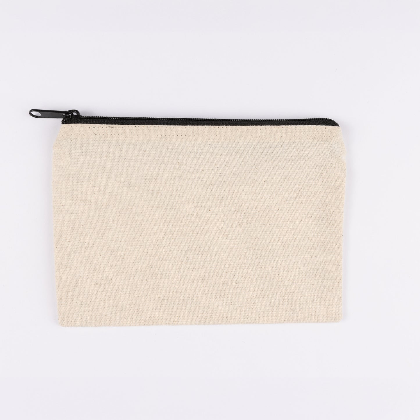 Organic Cotton Zipper Pouch – “Carry Hopes” Minimalist Bag for Travel, Makeup & Everyday Essentials