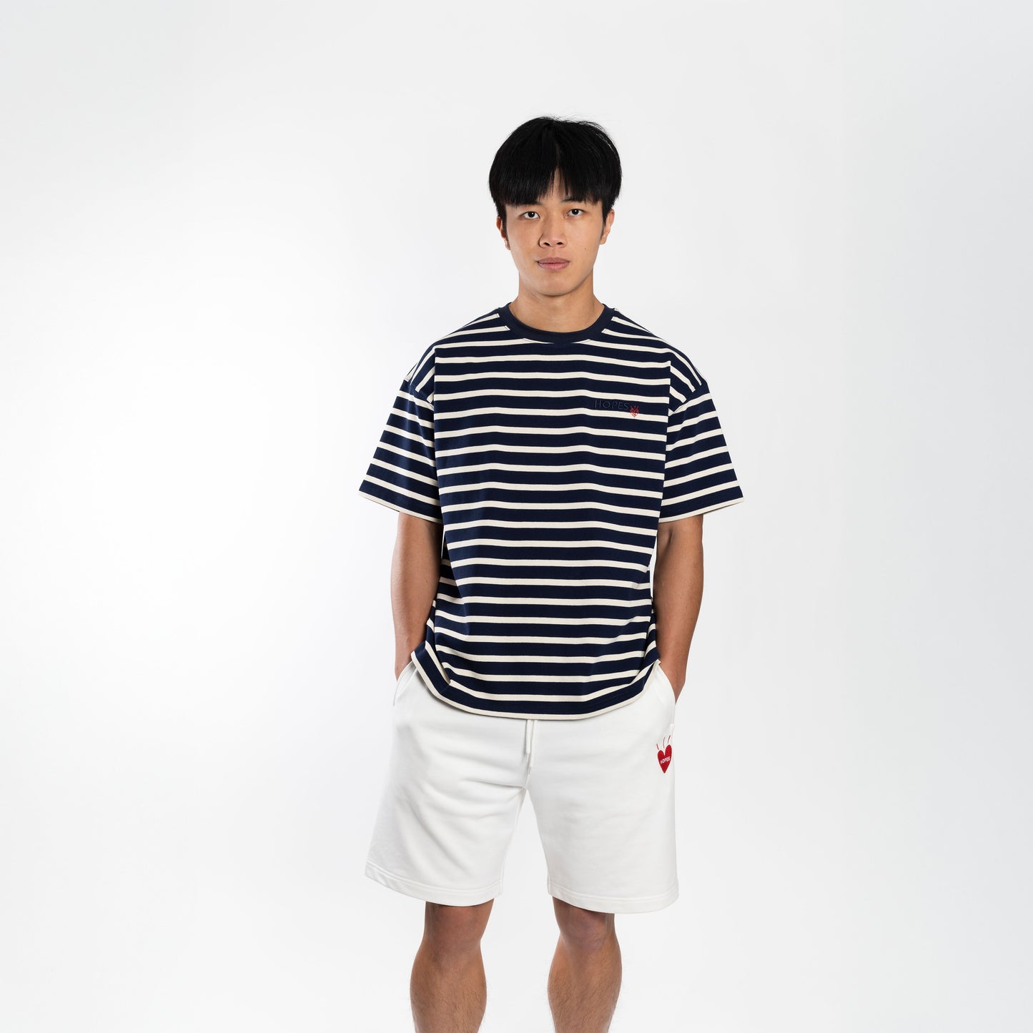 Big Heart Unisex Sweatshorts – Relaxed Fit Cotton Shorts for Everyday Comfort