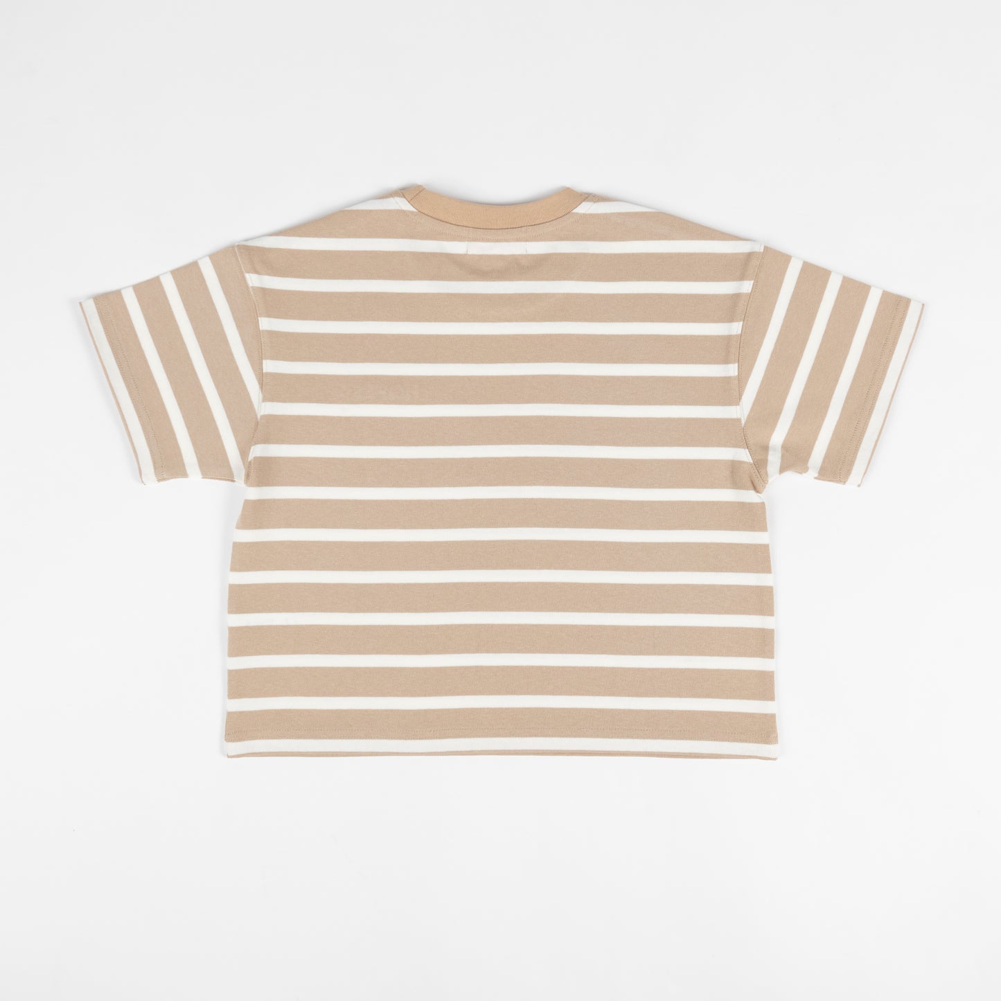 Heavyweight S/S Cropped Striped T-Shirt