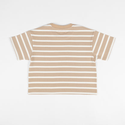 Heavyweight S/S Cropped Striped T-Shirt