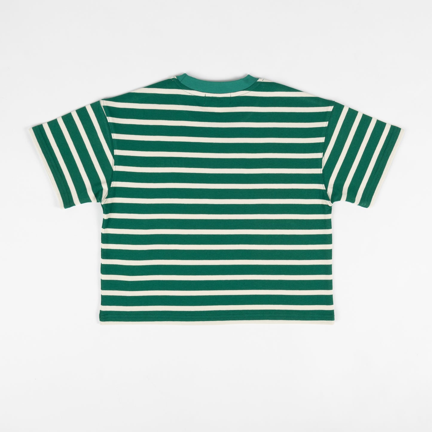 Heavyweight S/S Cropped Striped T-Shirt