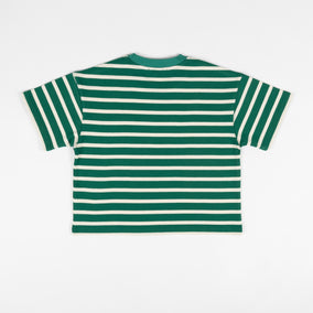 Heavyweight S/S Cropped Striped T-Shirt