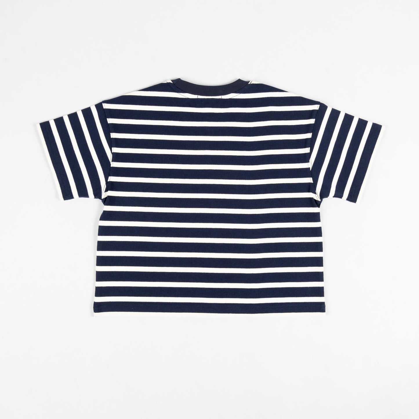 Heavyweight S/S Cropped Striped T-Shirt