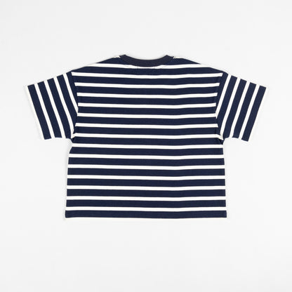 Heavyweight S/S Cropped Striped T-Shirt