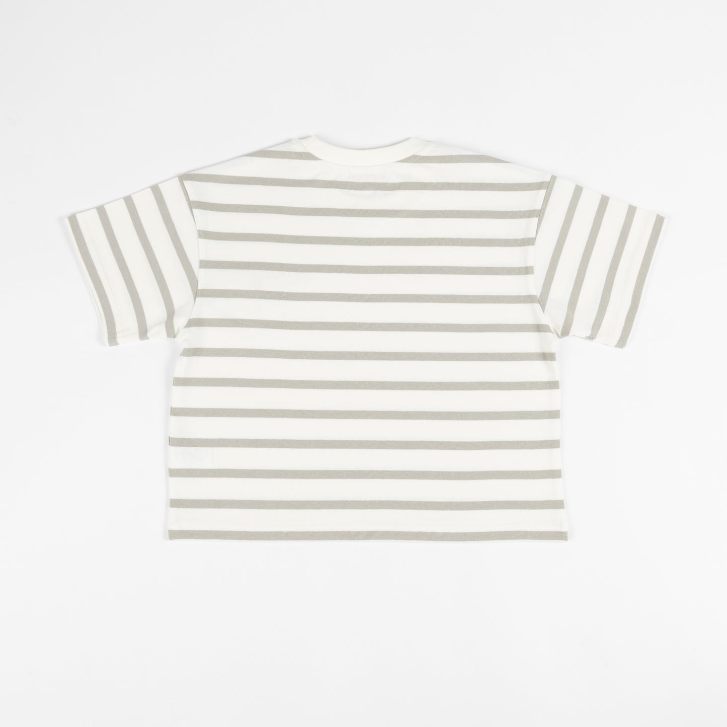 Heavyweight S/S Cropped Striped T-Shirt