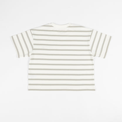 Heavyweight S/S Cropped Striped T-Shirt