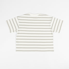 Heavyweight S/S Cropped Striped T-Shirt