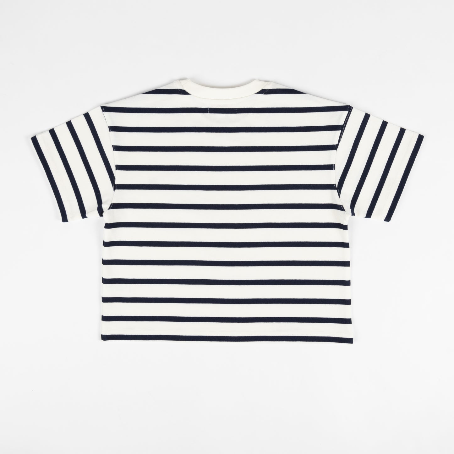 Heavyweight S/S Cropped Striped T-Shirt
