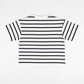 Heavyweight S/S Cropped Striped T-Shirt